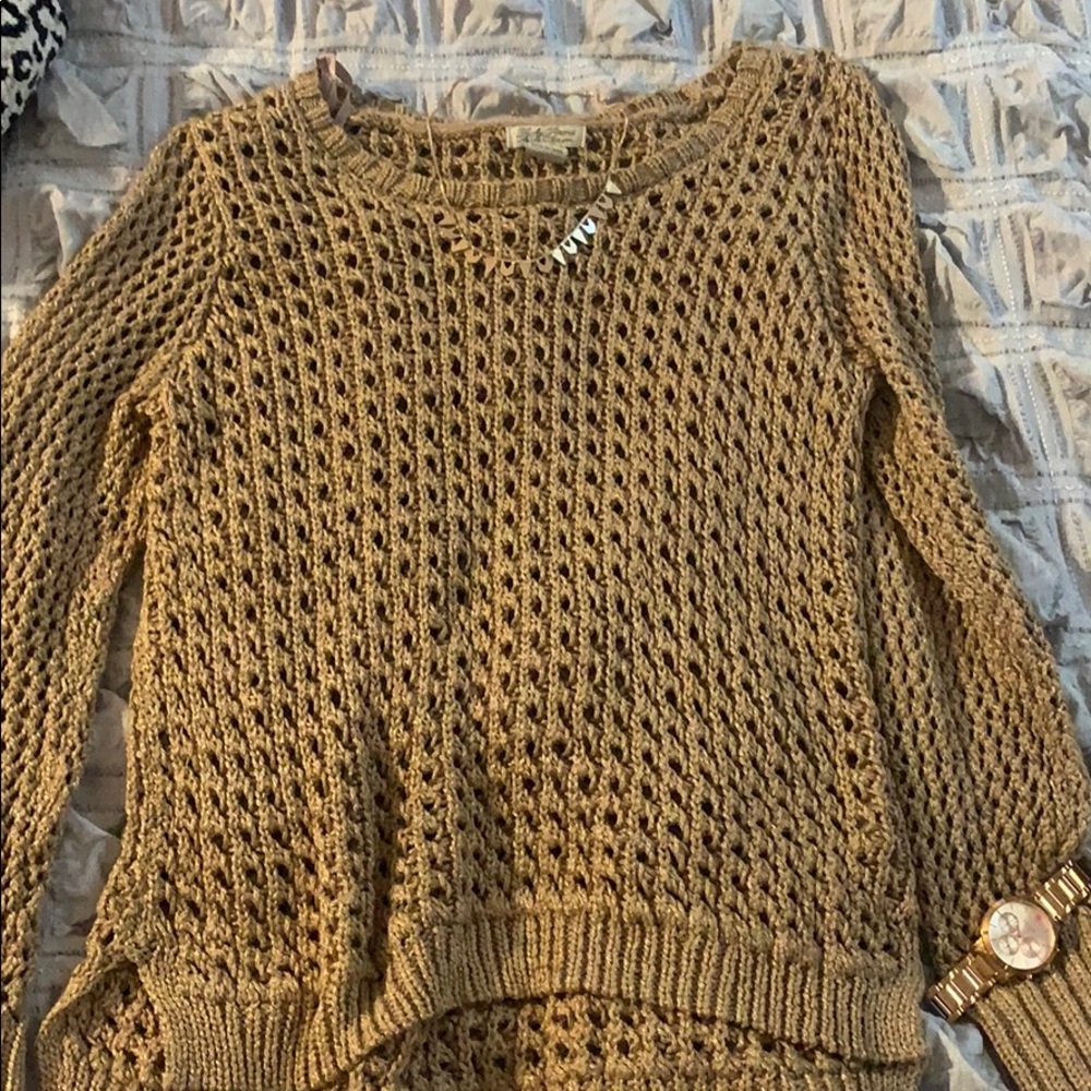 Lucky Bread mesh sweater